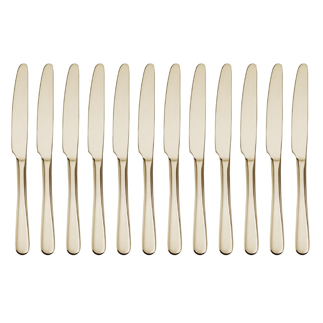 HZ231 Olympia Buckingham Champagne Gold Table Knife (Box 12)