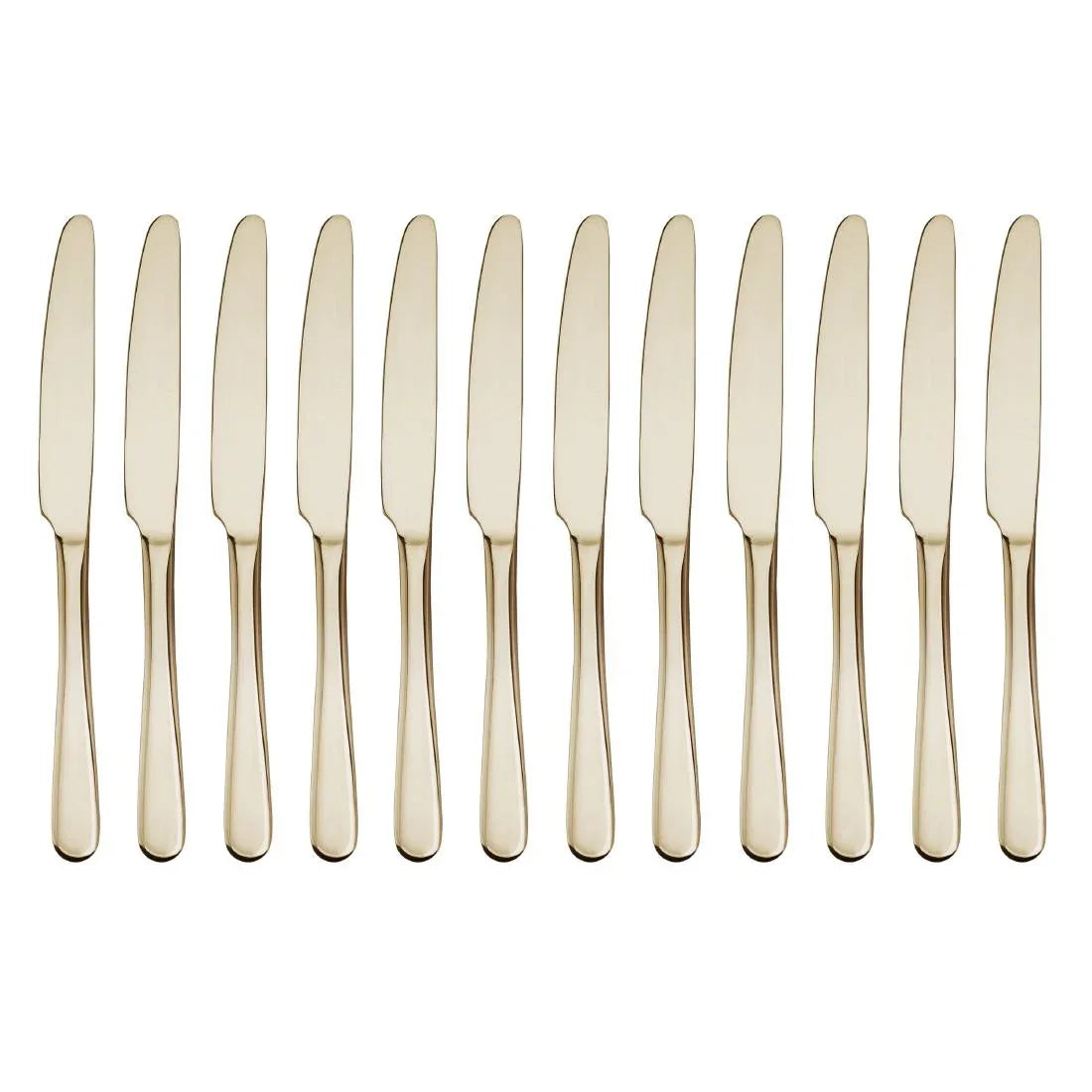 HZ231 Olympia Buckingham Champagne Gold Table Knife (Box 12)