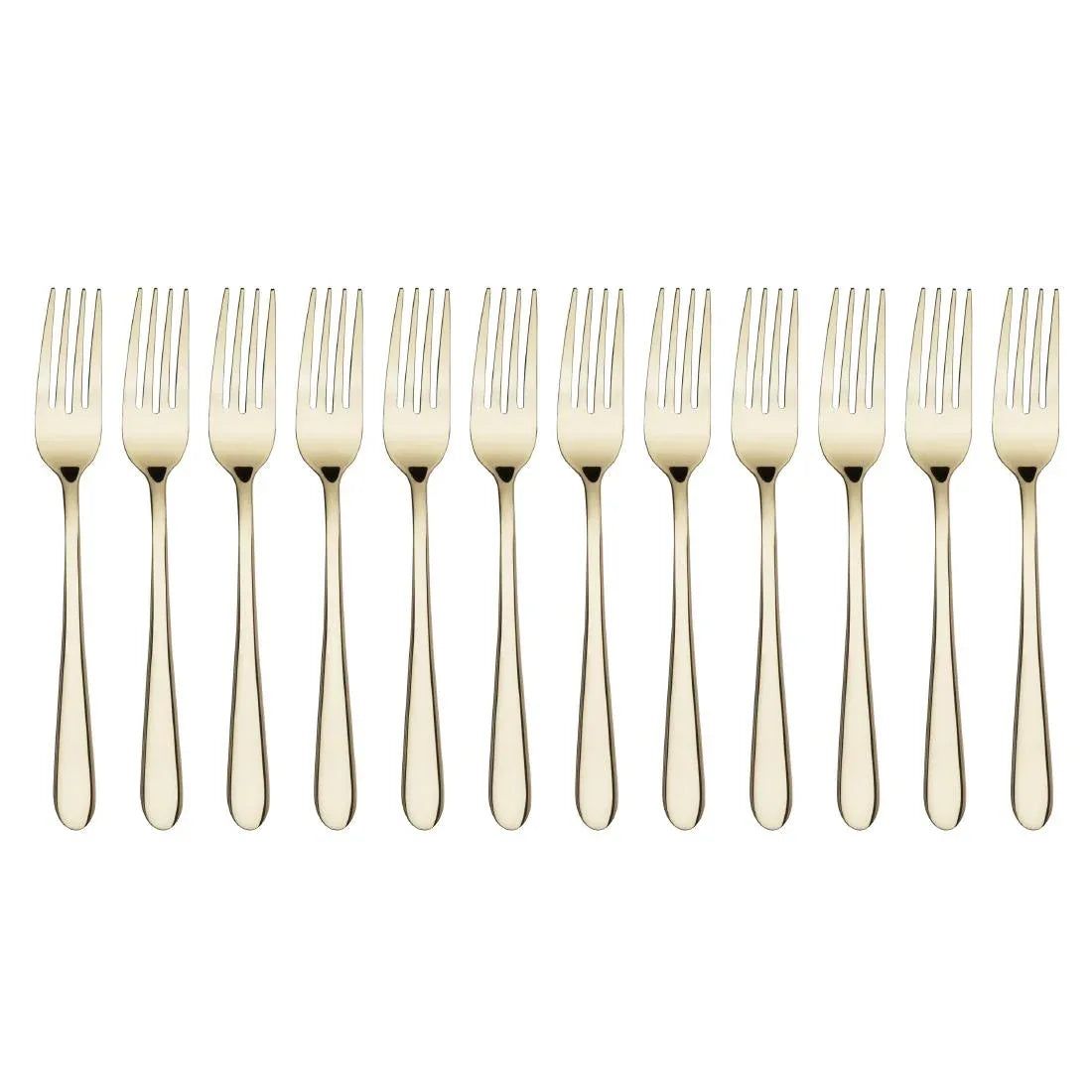 HZ232 Olympia Buckingham Champagne Gold Table Fork (Box 12)