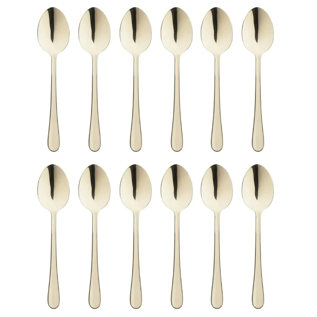 HZ233 Olympia Buckingham Champagne Gold Dessert Spoon (Box 12)