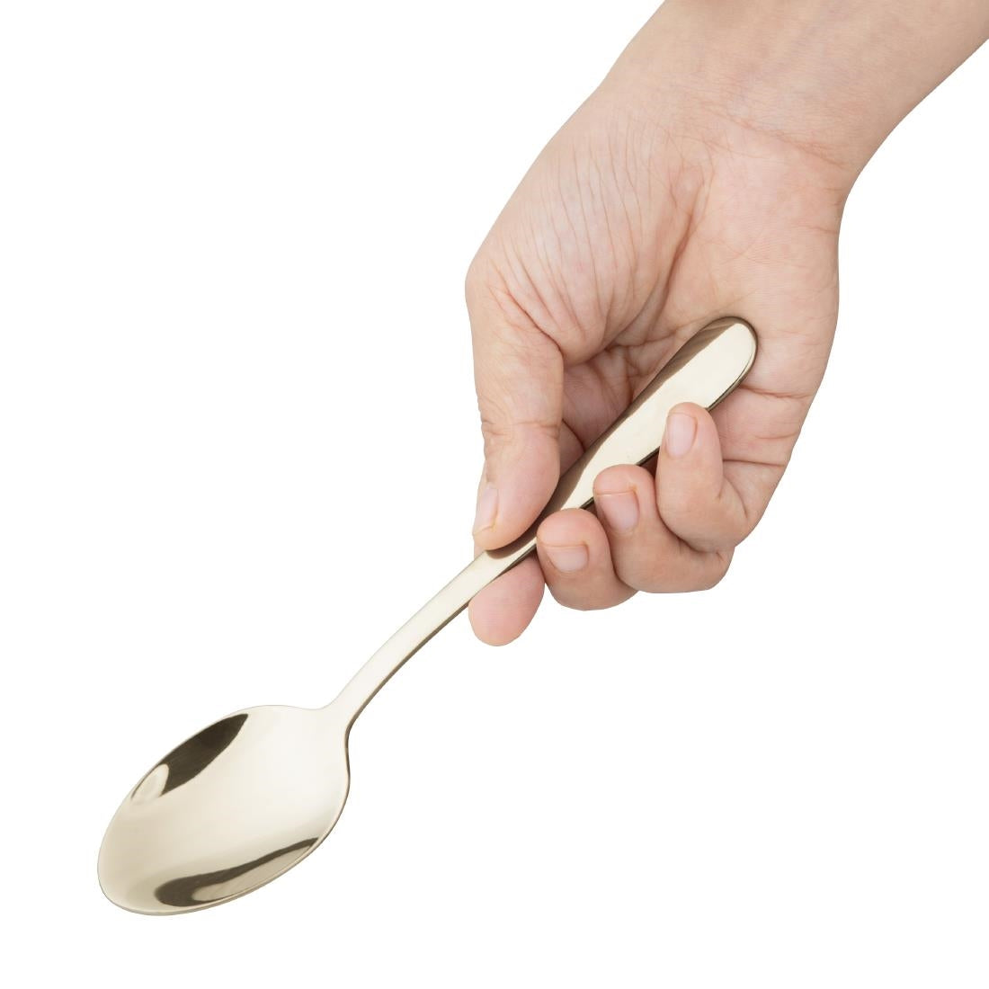 HZ233 Olympia Buckingham Champagne Gold Dessert Spoon (Box 12)