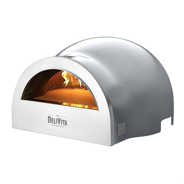 HZ241 Delivita Pizza Oven Hale Grey