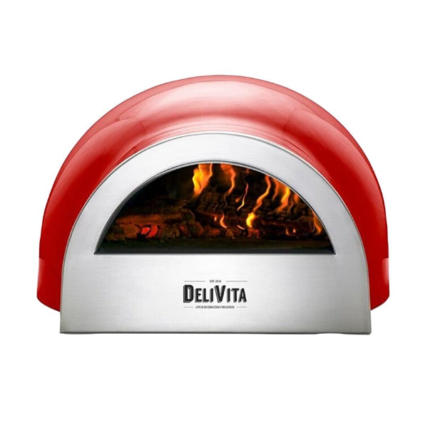 HZ242 Delivita Pizza Oven Chilli Red