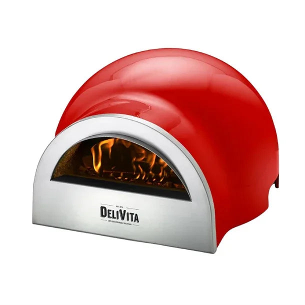 HZ242 Delivita Pizza Oven Chilli Red