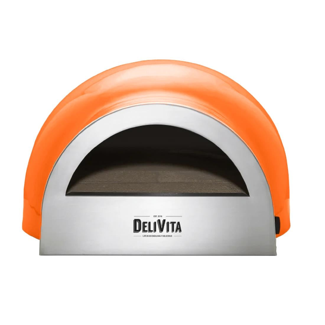 HZ248 Delivita Dual Fuel Gas Pizza Oven Orange Blaze
