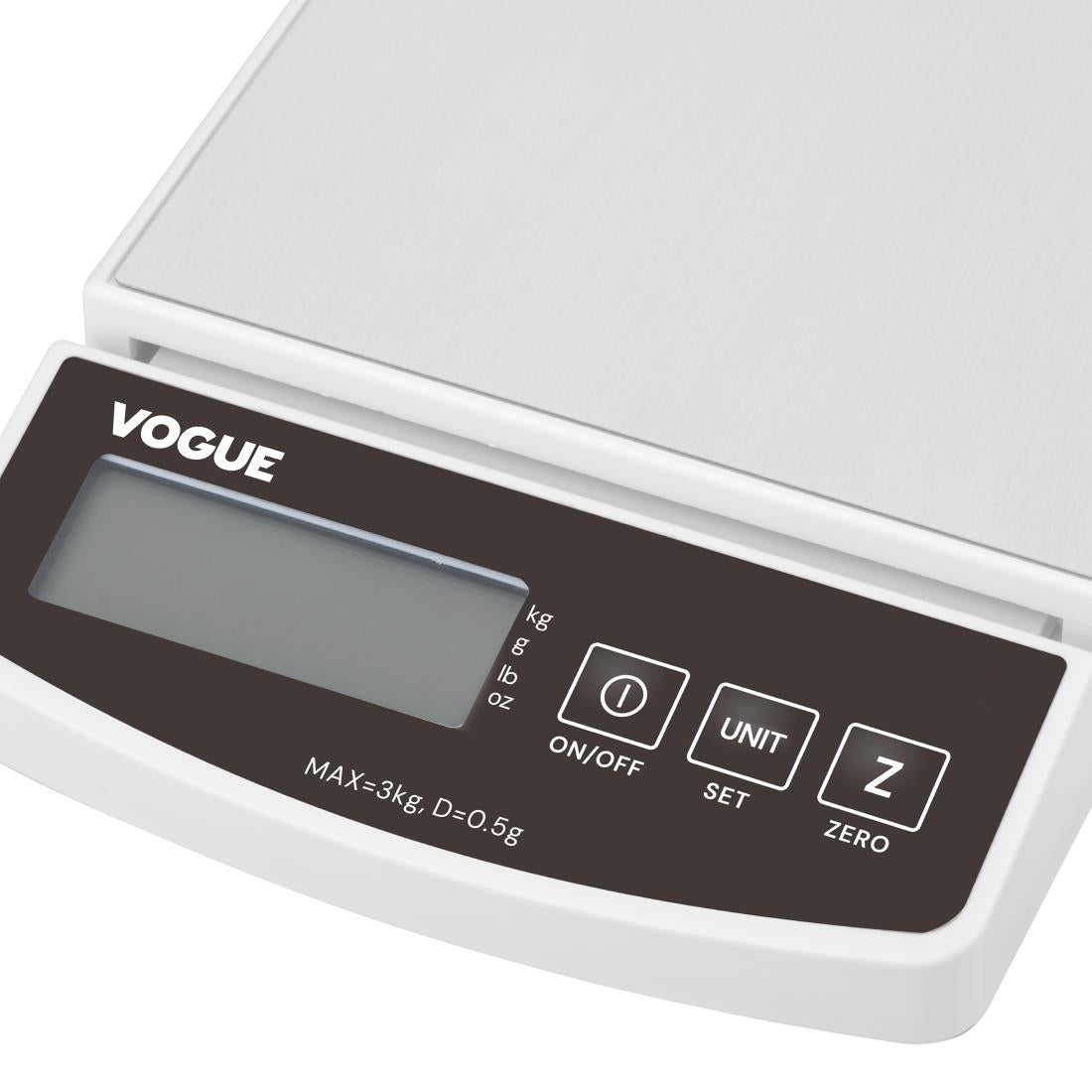 HZ320 Vogue Electronic Scale - 3kg Grad 0.5g, kg/lb