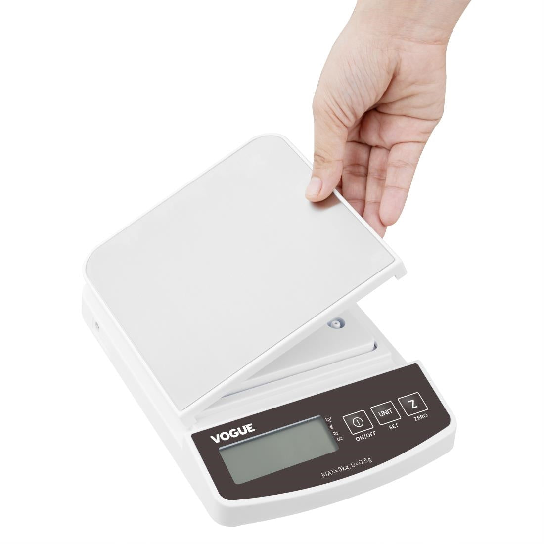 HZ320 Vogue Electronic Scale - 3kg Grad 0.5g, kg/lb