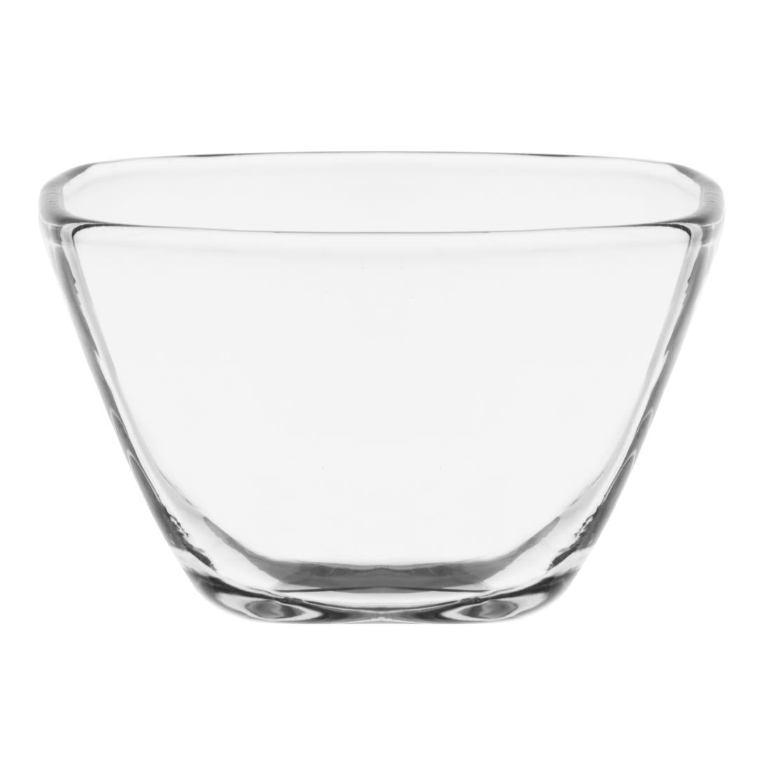 HZ334 Olympia Square Glass Snack Bowl Tall - 100x60mm (Box 6)