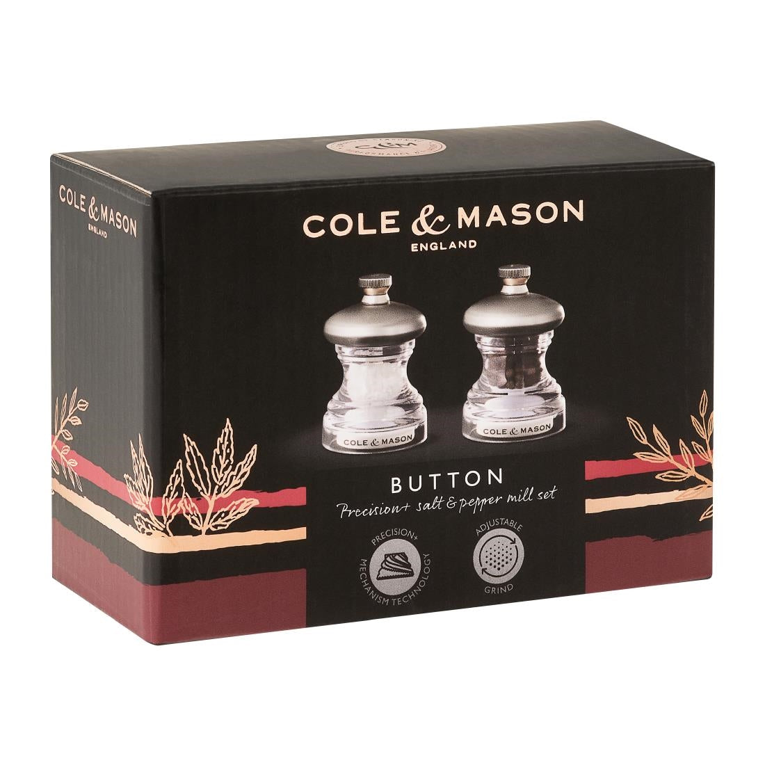 HZ338 Cole & Mason Button Mill Set