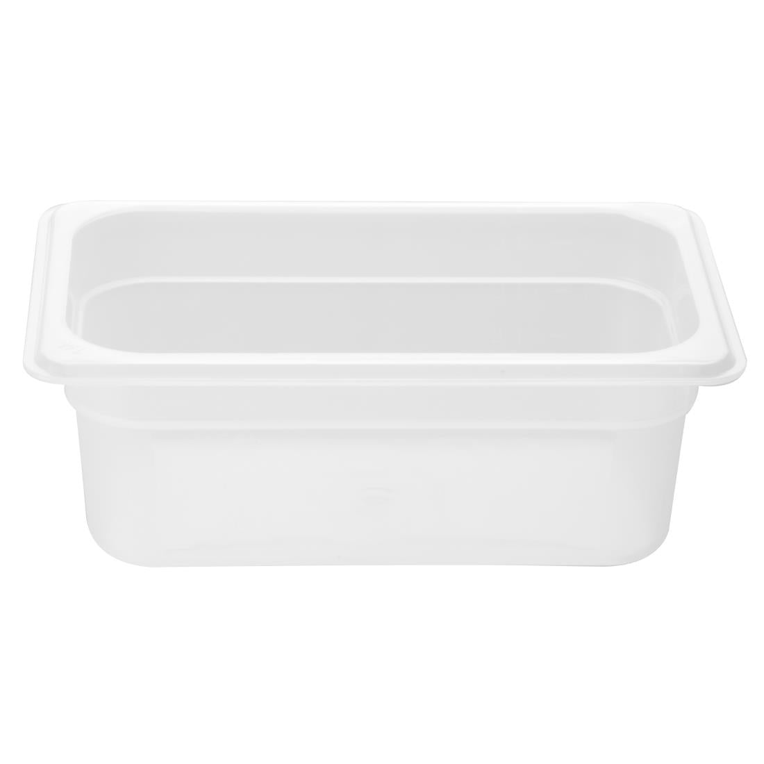 HZ342 Nisbets Essentials Polypropylene GN Container 1/4 100mm (H) 2.5Ltr