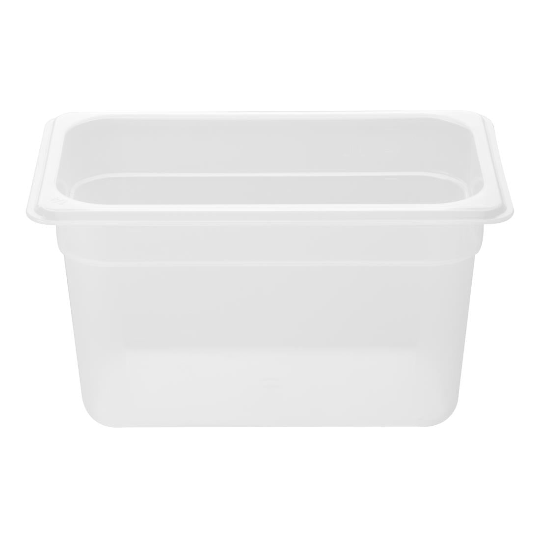 HZ343 Nisbets Essentials Polypropylene GN Container 1/4 150mm (H) 3.7Ltr