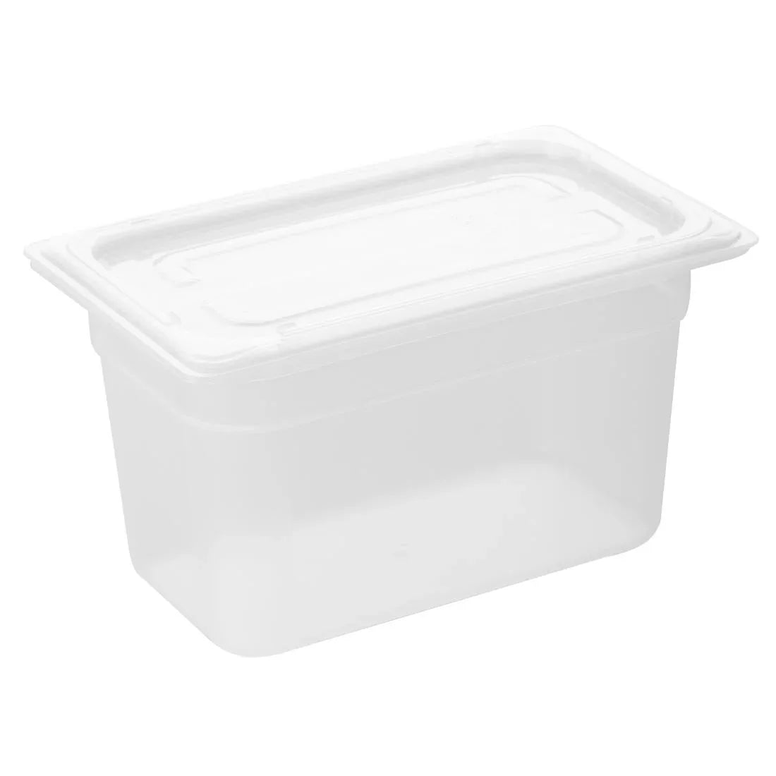 HZ343 Nisbets Essentials Polypropylene GN Container 1/4 150mm (H) 3.7Ltr