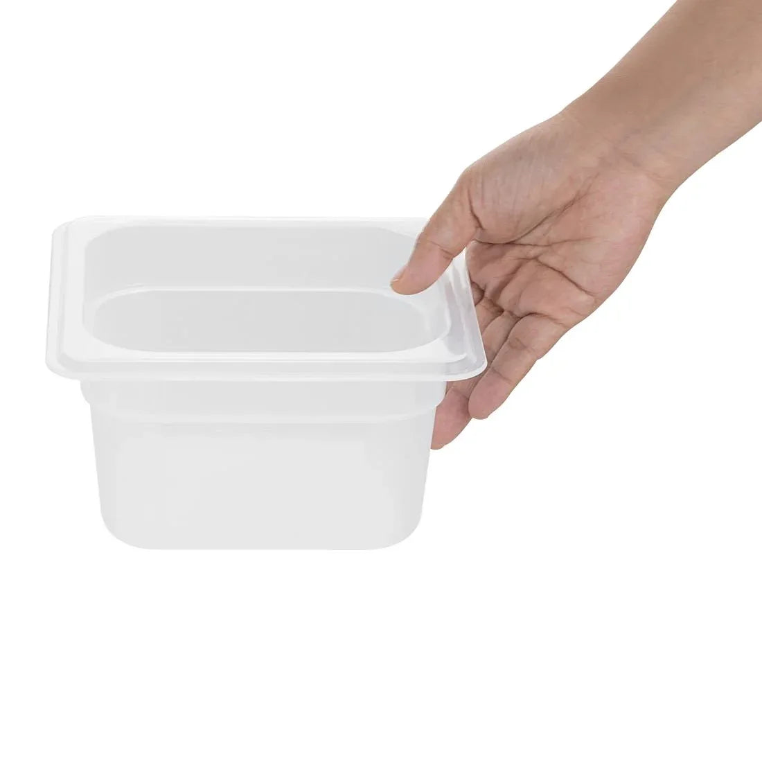 HZ344 Nisbets Essentials Polypropylene GN Container 1/6 100mm (H) 1.5Ltr