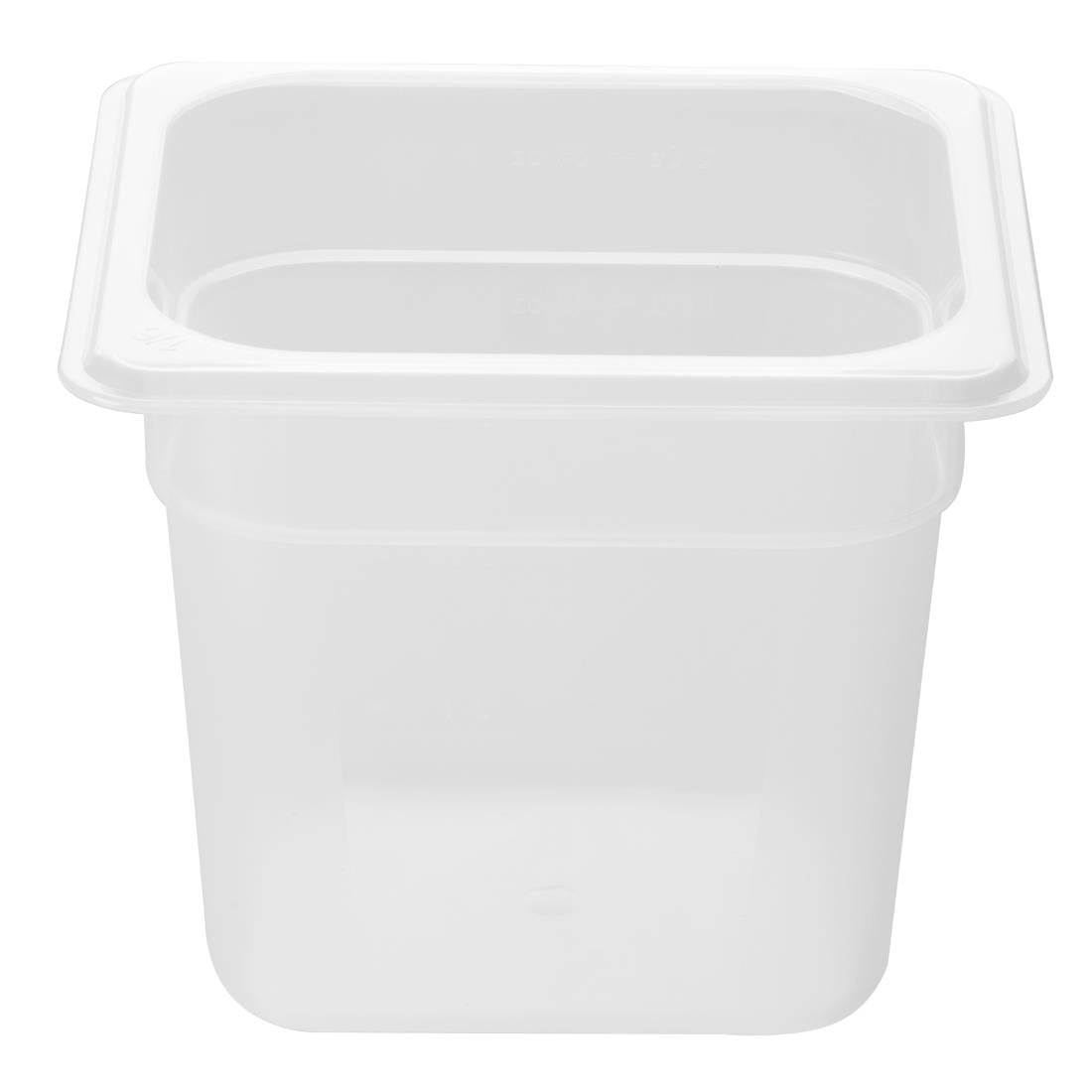 HZ345 Nisbets Essentials Polypropylene GN Container 1/6 150mm (H) 2.2Ltr