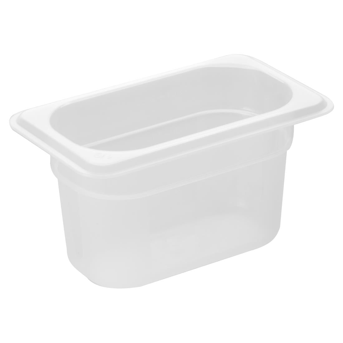 HZ346 Nisbets Essentials Polypropylene GN Container 1/9 100mm (H) 0.85Ltr
