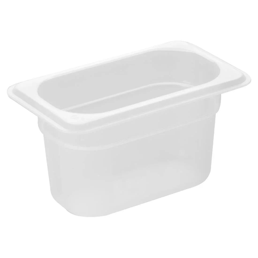 HZ346 Nisbets Essentials Polypropylene GN Container 1/9 100mm (H) 0.85Ltr