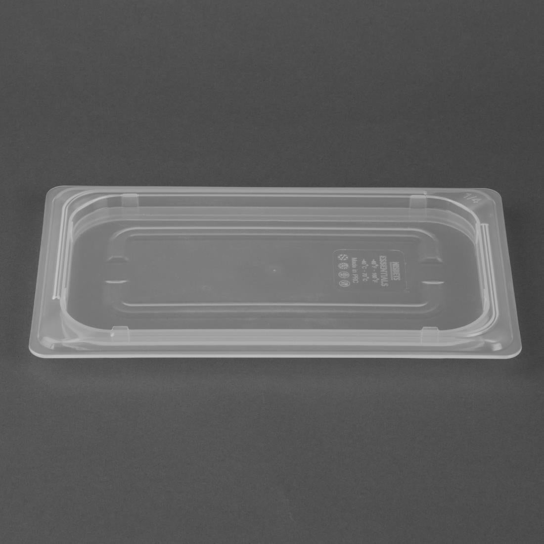 HZ348 Nisbets Essentials Polypropylene GN Lid 1/4