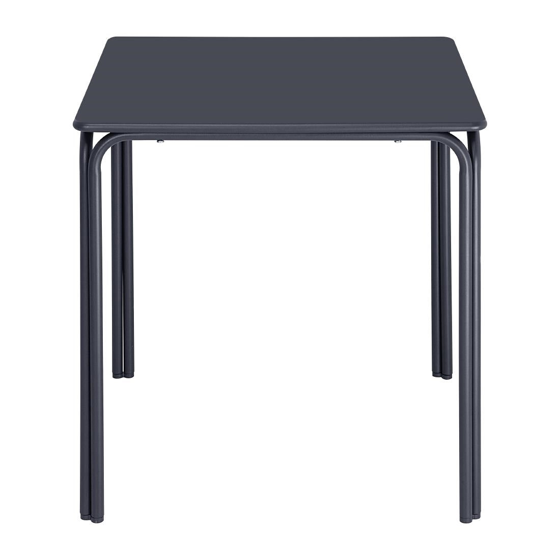 HZ355 Bolero Adeline Steel Square Table 700mm Slate Blue
