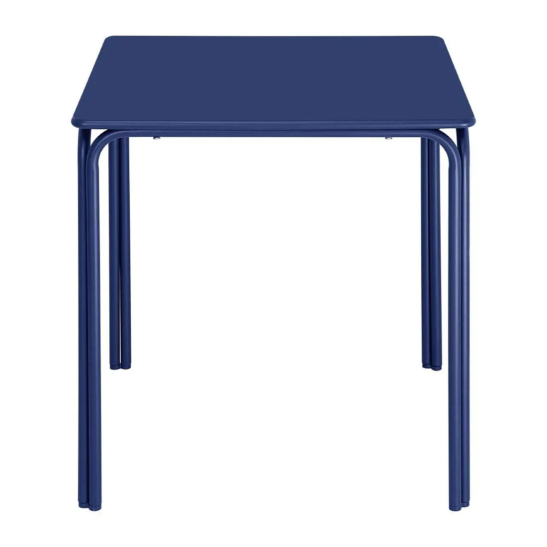 HZ356 Bolero Adeline Steel Square Table 700mm Dark Navy