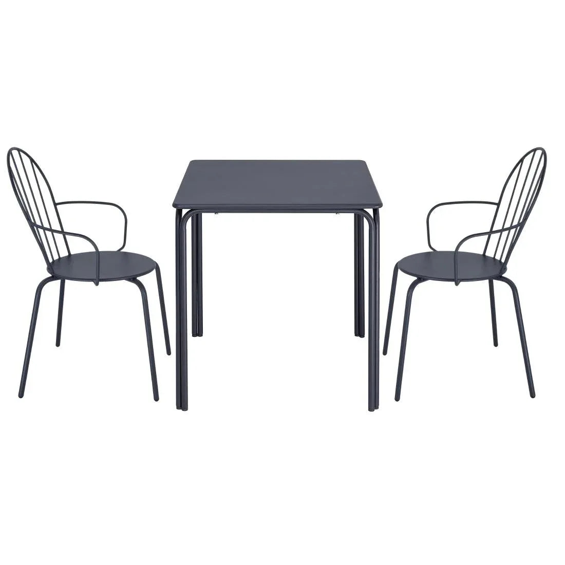 HZ358 Bolero Adeline Arm Chair Slate Blue (Set 4)