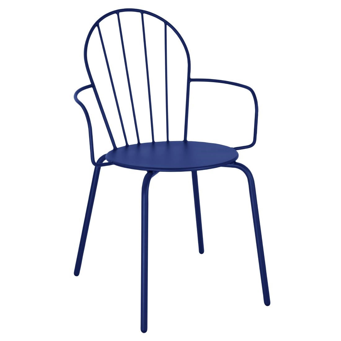 HZ359 Bolero Adeline Arm Chair Dark Navy (Set 4)