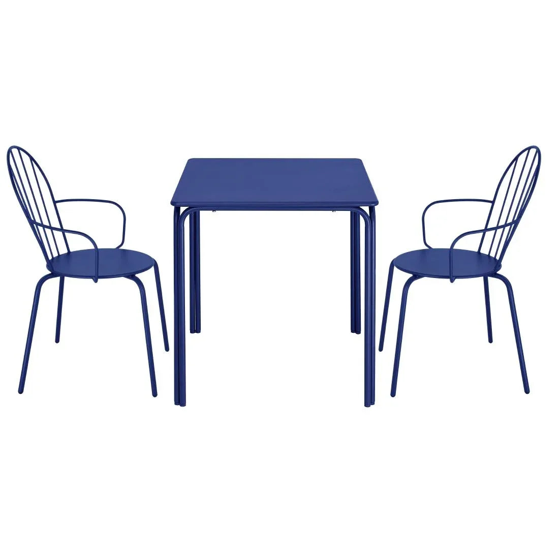 HZ359 Bolero Adeline Arm Chair Dark Navy (Set 4)