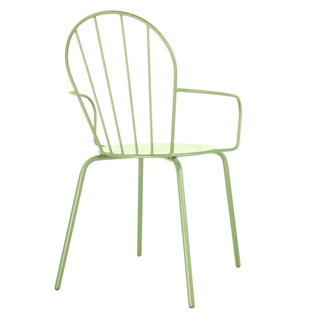 HZ360 Bolero Adeline Arm Chair Light Green (Set 4)