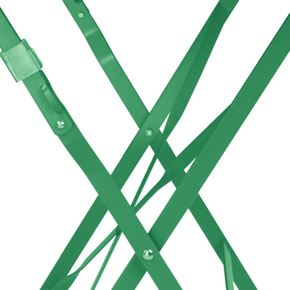 HZ366 Bolero Perth Forest Green Pavement Style Square Table 600mm