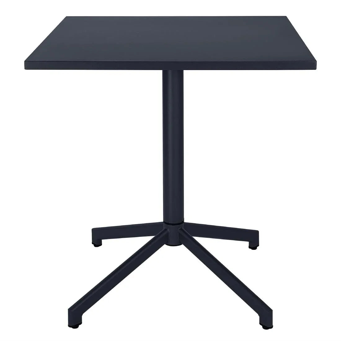 HZ375 Bolero Porto Folding Rectangular Table Slate Blue - 700x750mm