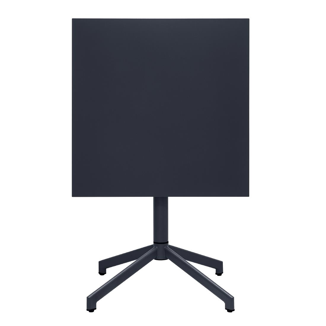 HZ375 Bolero Porto Folding Rectangular Table Slate Blue - 700x750mm