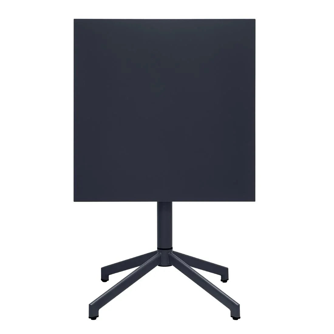 HZ375 Bolero Porto Folding Rectangular Table Slate Blue - 700x750mm