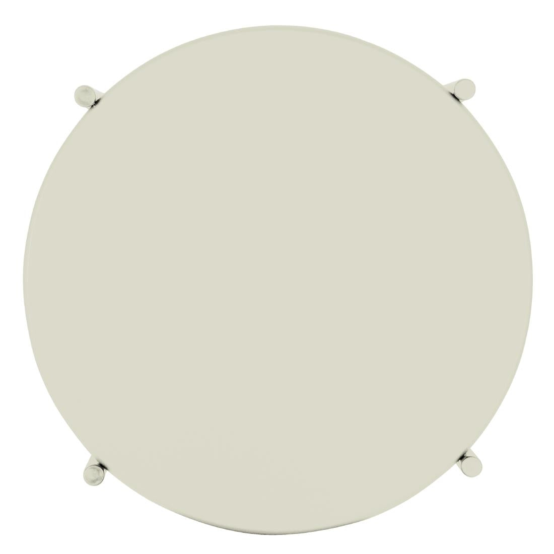 HZ377 Bolero Perth Round Low Coffee Table Light Grey - 450mm