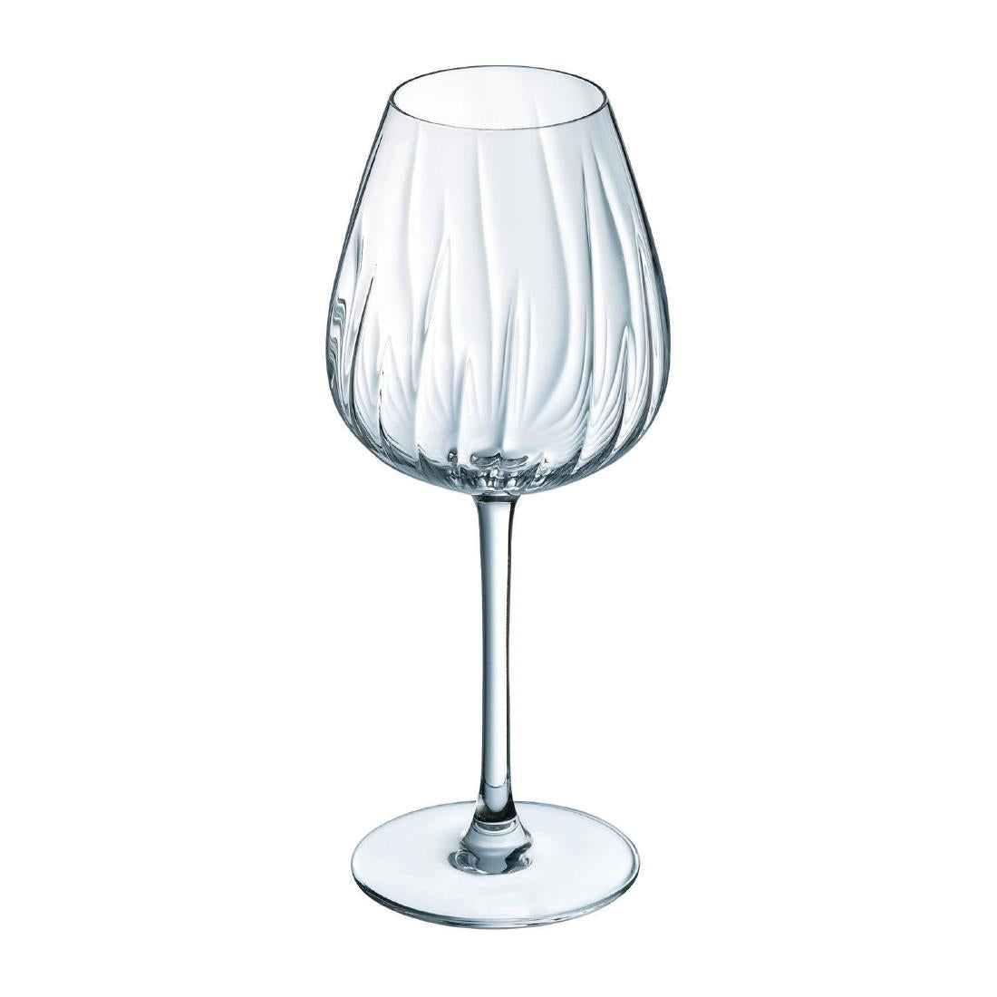 HZ400 Cristal d'Arques Swirly Wine Glasses 470ml (Pack of 8)