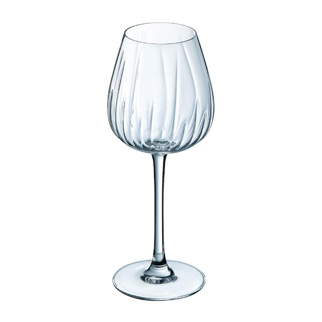 HZ401 Cristal d'Arques Swirly Wine Glasses 350ml (Pack of 8)