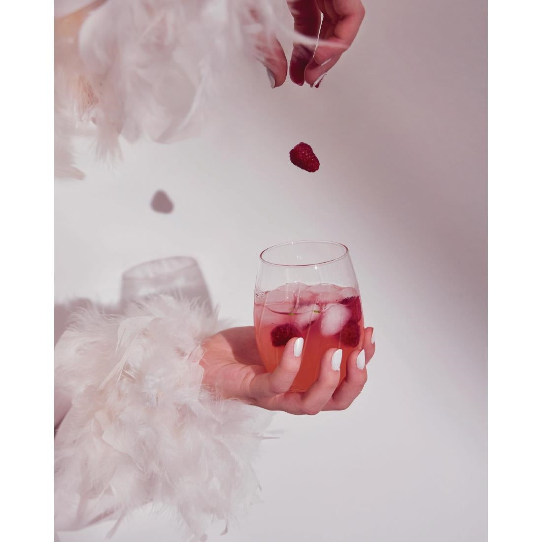 HZ403 Cristal d'Arques Swirly Tumblers 360ml (Pack of 8)