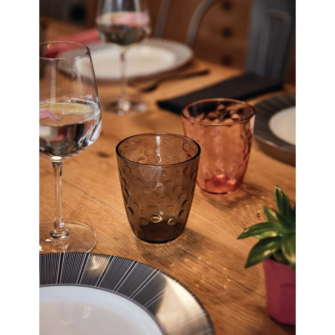 HZ409 Luminarc Concepto Bulles Grey Tumblers 310ml (Pack of 24)