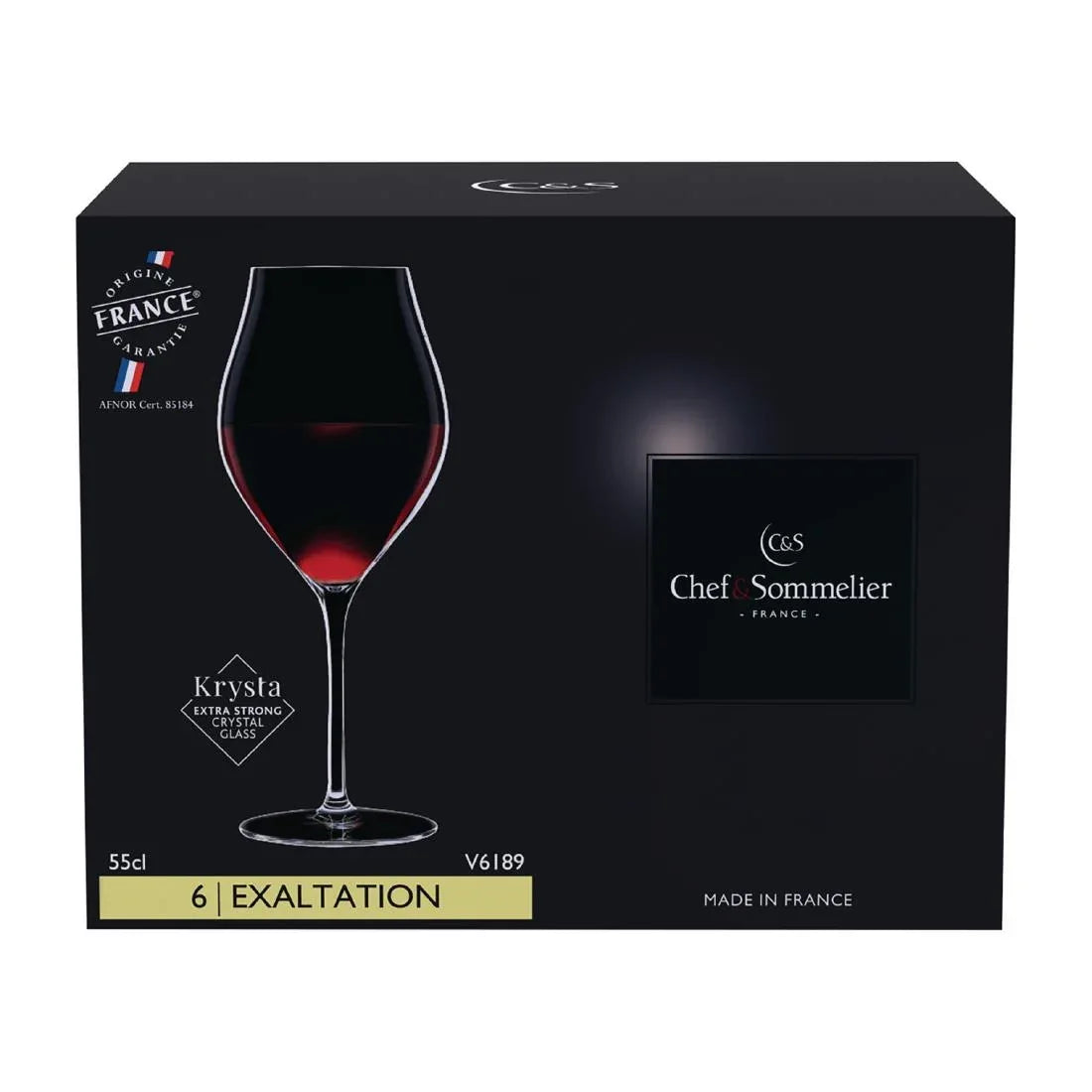 HZ412 Chef & Sommelier Exaltation Wine Glasses 550ml (Pack of 12)