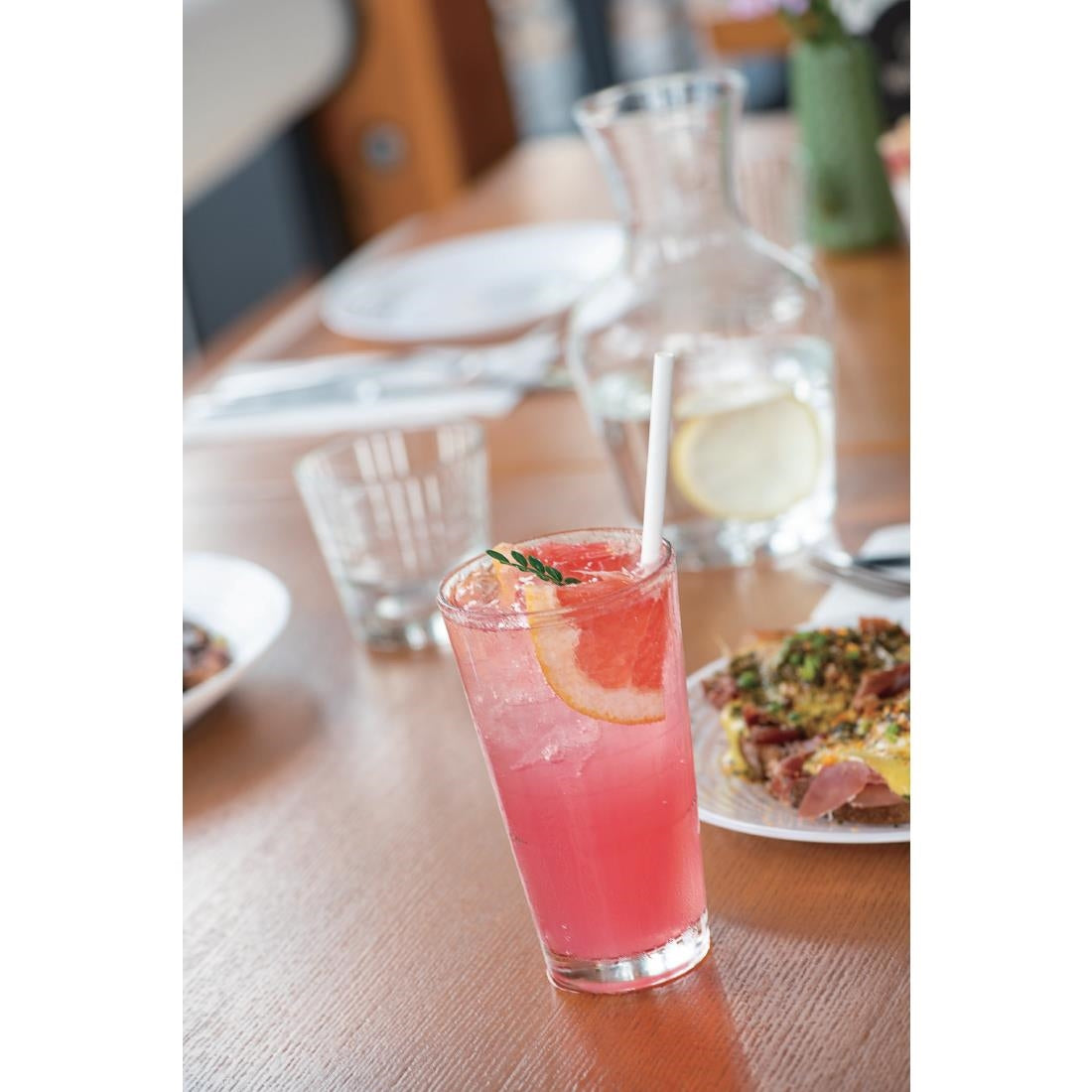 HZ415 Arcoroc Stack Up Cross Tumblers 350ml (Pack of 24)