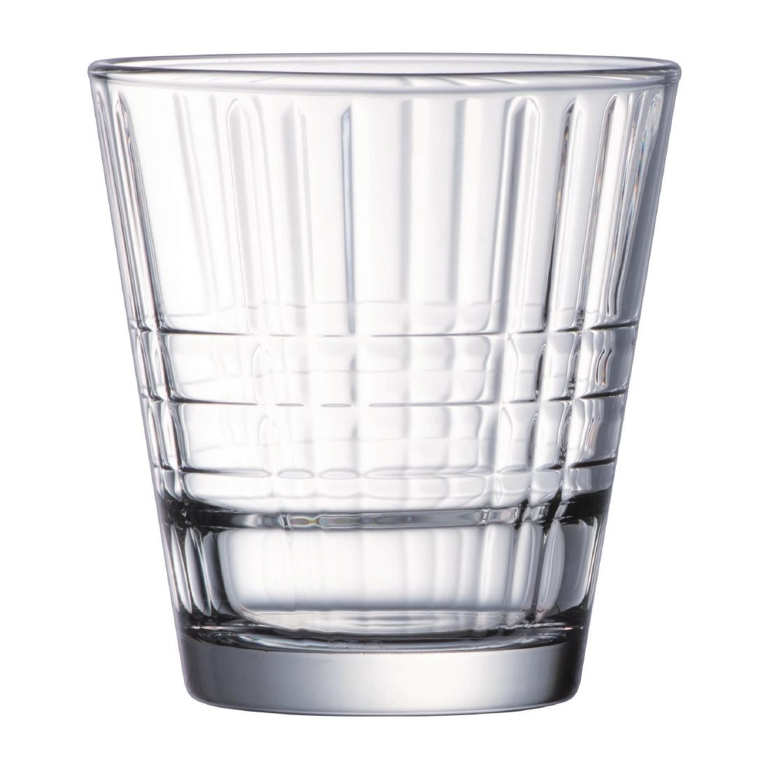 HZ416 Arcoroc Stack Up Cross Tumblers 260ml (Pack of 24)