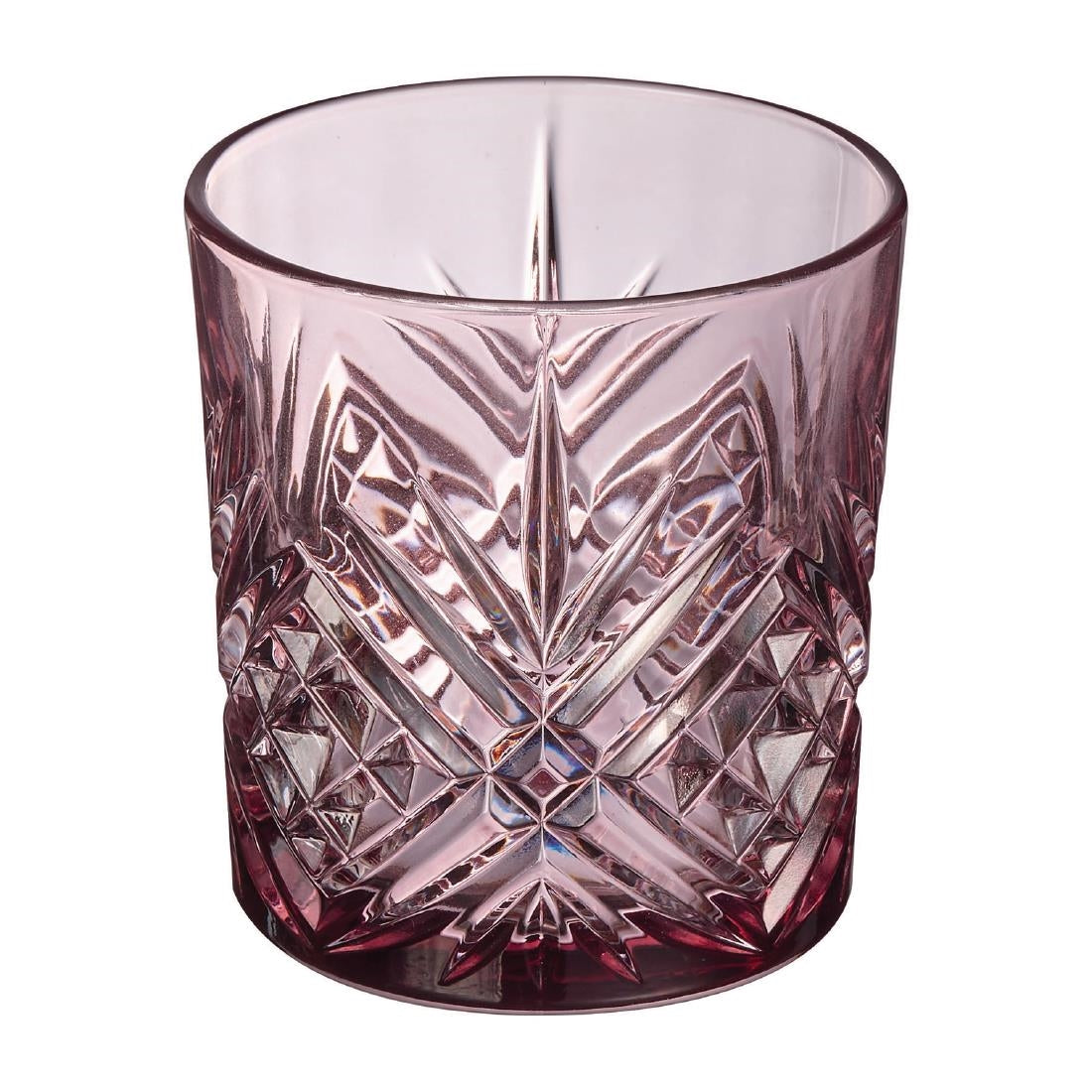 HZ419 Luminarc Broadway Colour Tumblers Pink 300ml