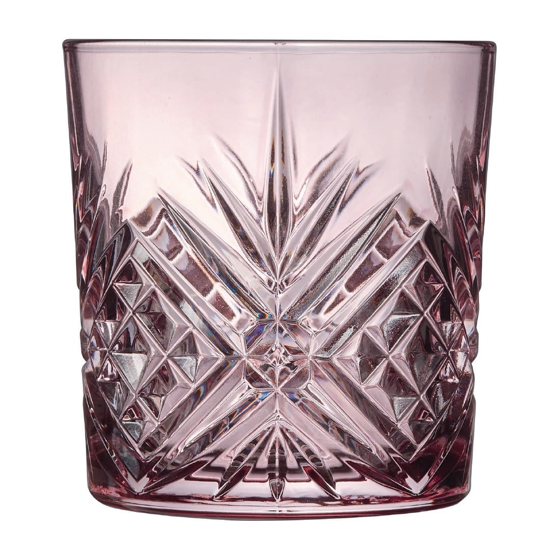HZ419 Luminarc Broadway Colour Tumblers Pink 300ml