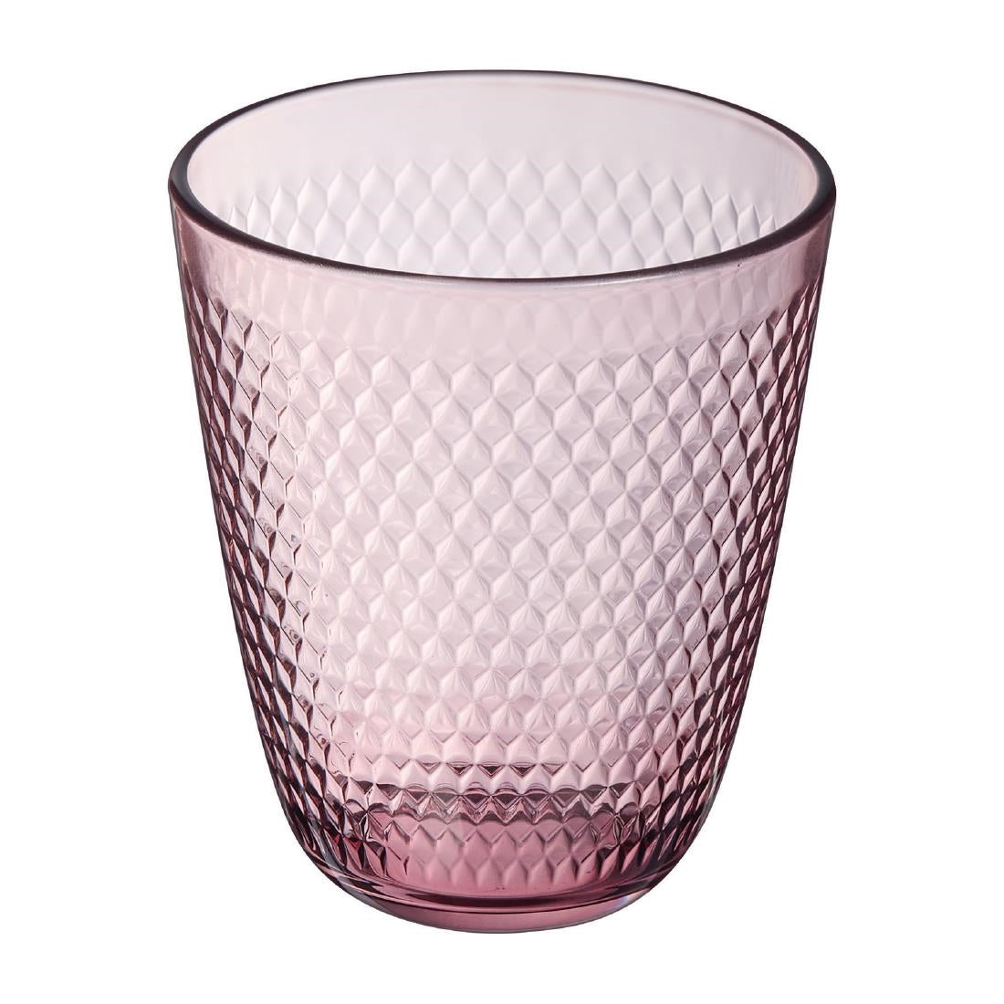 HZ421 Arcoroc Pampille Colour Tumblers Pink 310ml (Pack of 24)
