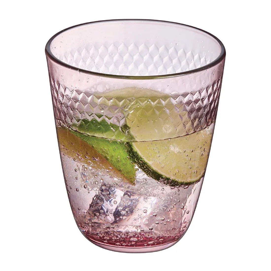 HZ421 Arcoroc Pampille Colour Tumblers Pink 310ml (Pack of 24)
