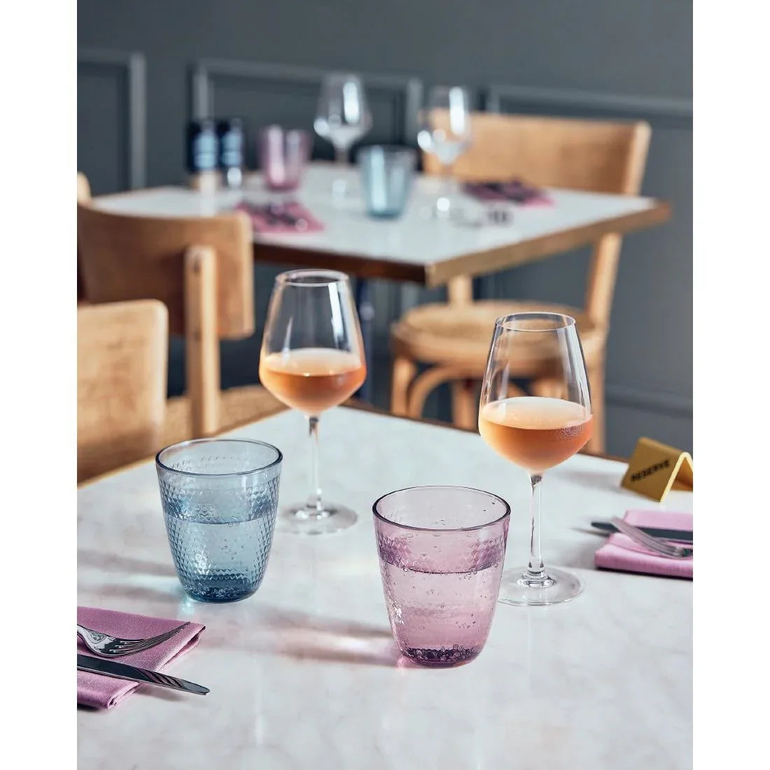 HZ421 Arcoroc Pampille Colour Tumblers Pink 310ml (Pack of 24)