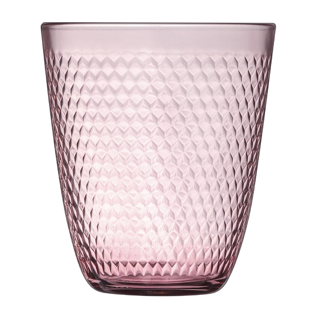 HZ421 Arcoroc Pampille Colour Tumblers Pink 310ml (Pack of 24)