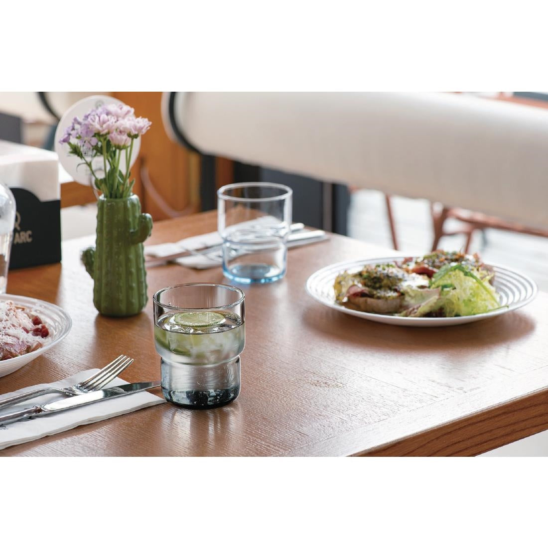 HZ423 Arcoroc Log Brush Grey Tumblers 220ml (Pack of 24)