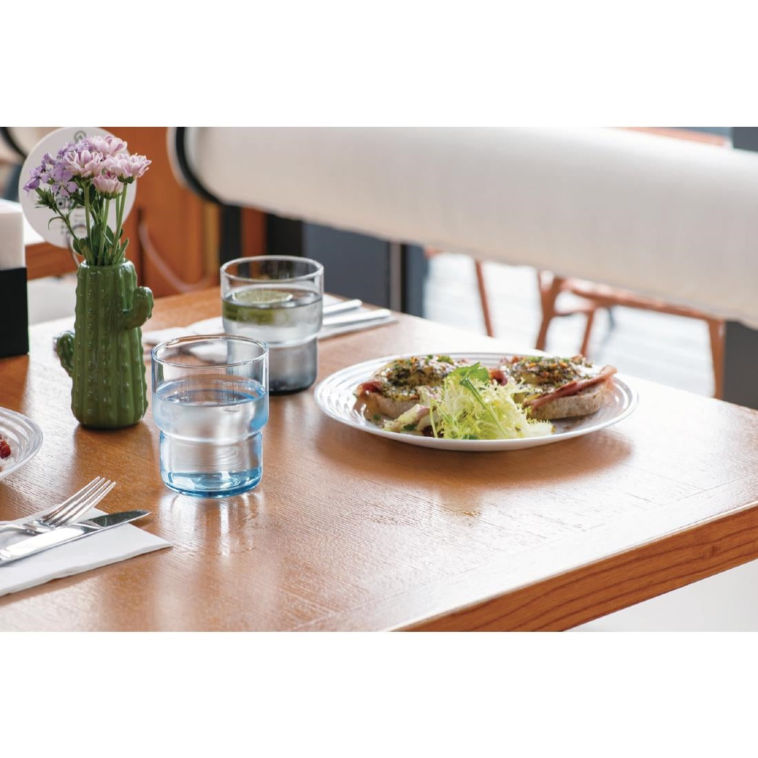 HZ423 Arcoroc Log Brush Grey Tumblers 220ml (Pack of 24)