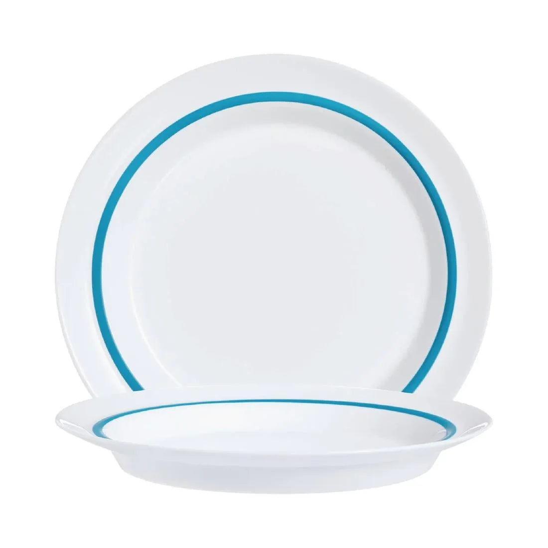HZ441 Arcoroc Autonomy Blue Plates 230mm (Pack of 12)