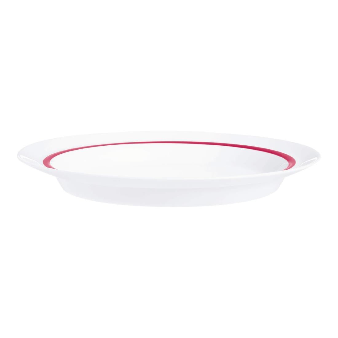 HZ443 Arcoroc Autonomy Red Plates 230mm (Pack of 12)