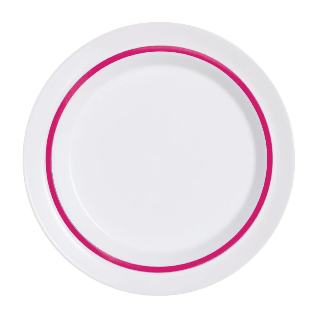 HZ443 Arcoroc Autonomy Red Plates 230mm (Pack of 12)